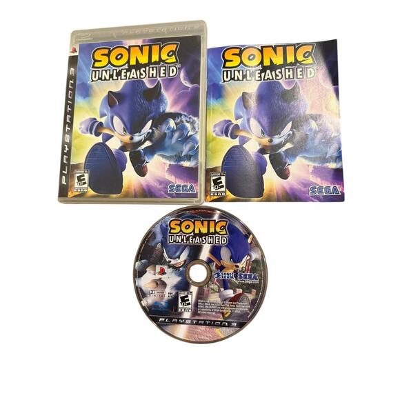 Sonic Unleashed PlayStation 3 Video Game SEGA Platformer CIB complete - Picture 1 of 3